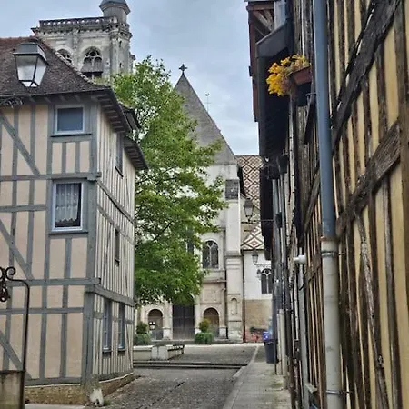 Lägenhet Parking Gratuit, Jardin, Confort, Charme Et Tranquillite Au Centre Troyes